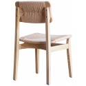 Silla de Madera Olmo C-Chair Trenzada