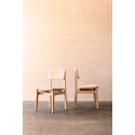 Silla de Madera Olmo C-Chair Trenzada