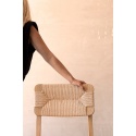 Silla de Madera Olmo C-Chair Trenzada