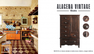 Alacena vintage en madera